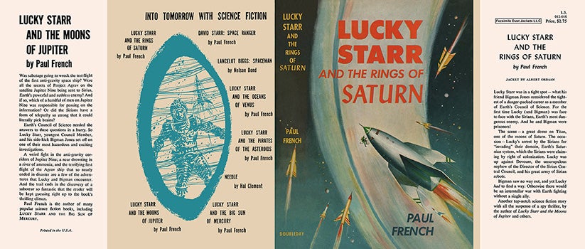 Item #22324 Lucky Starr #06: Lucky Starr and the Rings of Saturn. Paul French