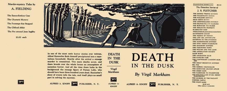 Item #2239 Death in the Dusk. Virgil Markham.