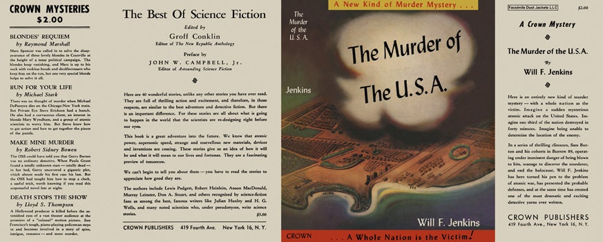 Item #22412 Murder of the U.S.A., The. Will F. Jenkins.
