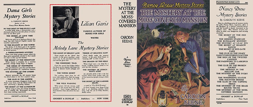 Item #22427 Nancy Drew #18: Mystery at the Moss-Covered Mansion, The. Carolyn Keene.