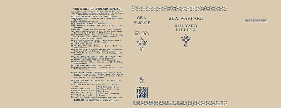Item #22432 Sea Warfare. Rudyard Kipling