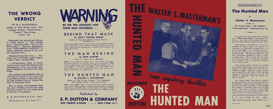Item #22521 Hunted Man, The. Walter S. Masterman.