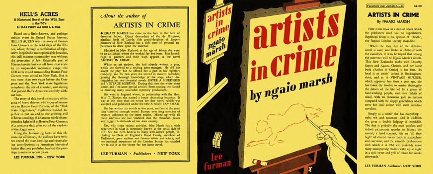Item #2256 Artists in Crime. Ngaio Marsh