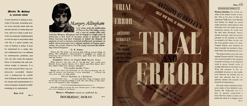 Item #226 Trial and Error. Anthony Berkeley