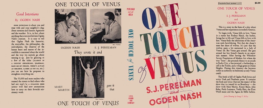Item #22625 One Touch of Venus. S. J. Perelman, Ogden Nash