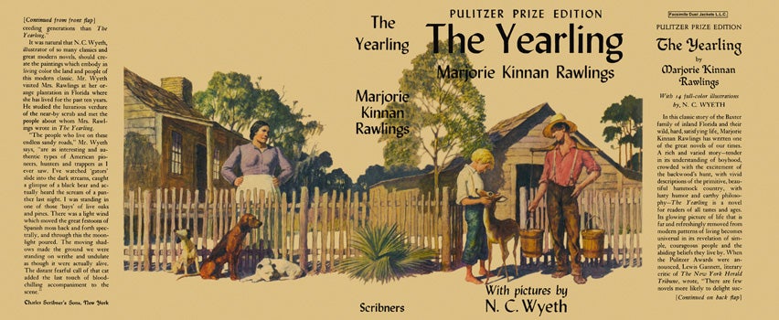 Item #22653 Yearling, The. Marjorie Kinnan Rawlings