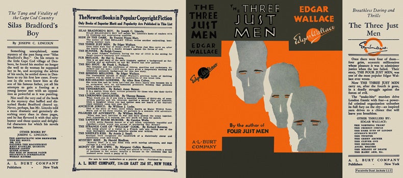 Item #22834 Three Just Men, The. Edgar Wallace