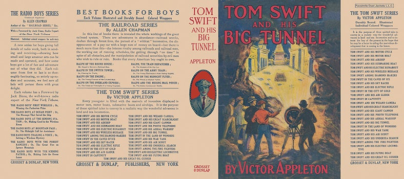 Item #22907 Tom Swift #19: Tom Swift and His Big Tunnel. Victor Appleton
