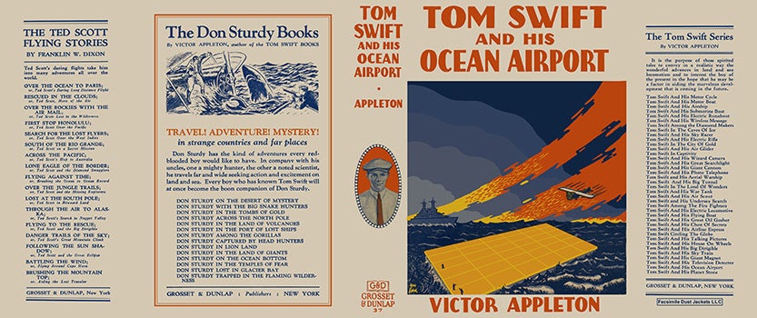 Item #22918 Tom Swift #37: Tom Swift and His Ocean Airport. Victor Appleton