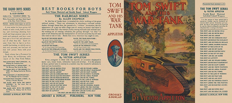 Item #22927 Tom Swift #21: Tom Swift and His War Tank. Victor Appleton