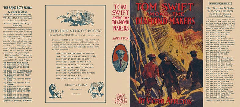 Item #22930 Tom Swift #07: Tom Swift Among the Diamond Makers. Victor Appleton