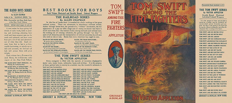 Item #22931 Tom Swift #24: Tom Swift Among the Fire Fighters. Victor Appleton