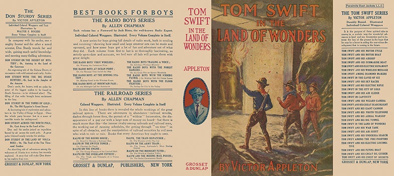 Item #22939 Tom Swift #20: Tom Swift in the Land of Wonders. Victor Appleton