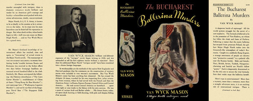 Item #2297 Bucharest Ballerina Murders, The. Van Wyck Mason