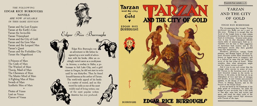 Item #23004 Tarzan and the City of Gold. Edgar Rice Burroughs