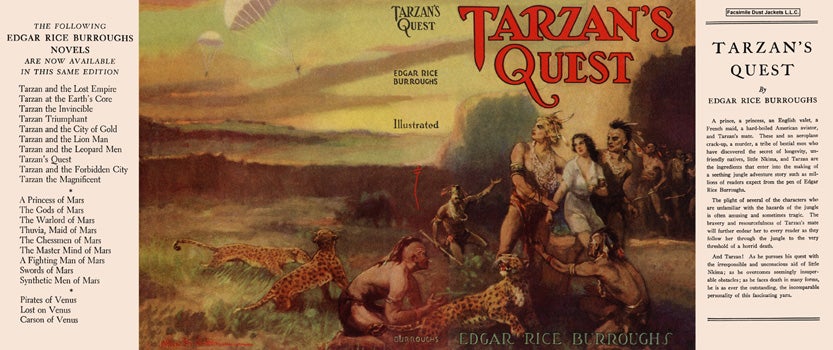 Item #23012 Tarzan's Quest. Edgar Rice Burroughs