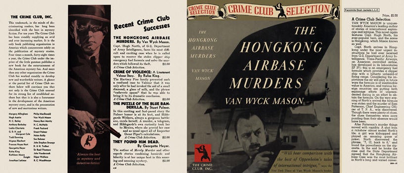 Item #2302 Hongkong Airbase Murders, The. Van Wyck Mason