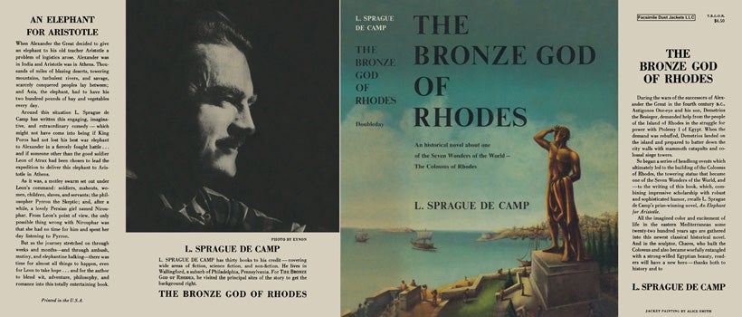 Item #23046 Bronze God of Rhodes, The. L. Sprague de Camp.