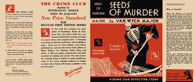 Item #2305 Seeds of Murder. Van Wyck Mason