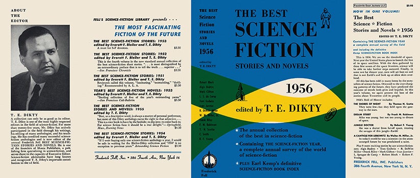 Item #23060 Best Science Fiction Stories and Novels 1956, The. T. E. Dikty, Ed, Anthology.