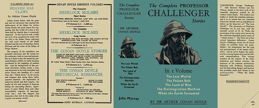 Item #23063 Complete Professor Challenger Stories, The. Sir Arthur Conan Doyle.