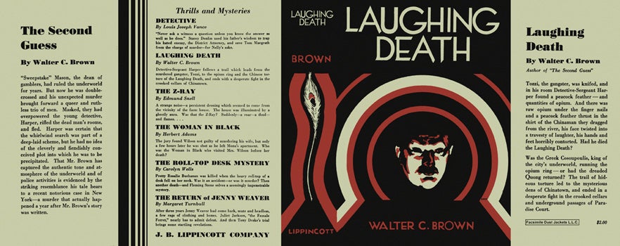 Item #2312 Laughing Death. Walter C. Brown.