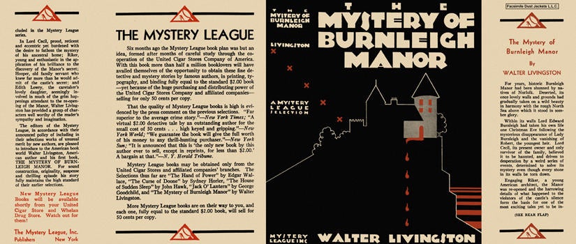 Item #2314 Mystery of Burnleigh Manor, The. Walter Livingston