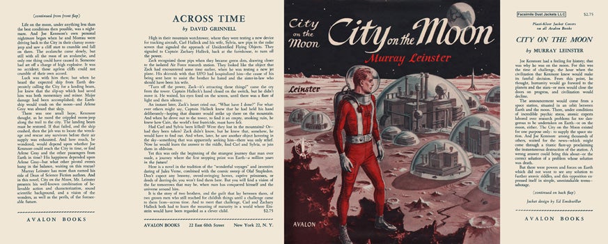 Item #23192 City on the Moon. Murray Leinster.