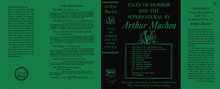 Item #23214 Tales of Horror and the Supernatural. Arthur Machen
