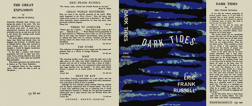 Item #23296 Dark Tides. Eric Frank Russell
