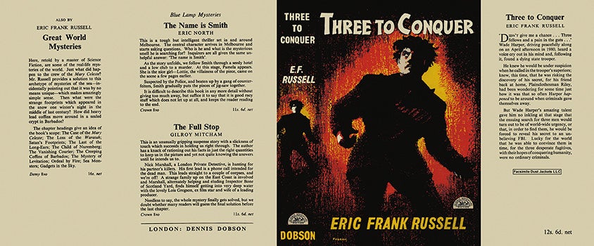 Item #23303 Three to Conquer. Eric Frank Russell