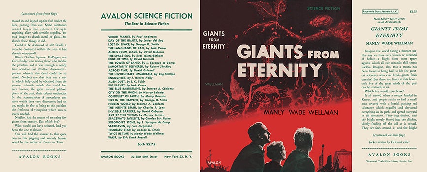 Item #23398 Giants from Eternity. Manly Wade Wellman