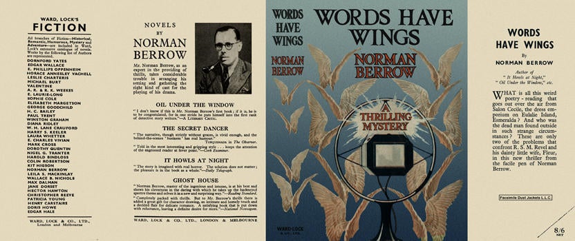 Item #234 Words Have Wings. Norman Berrow