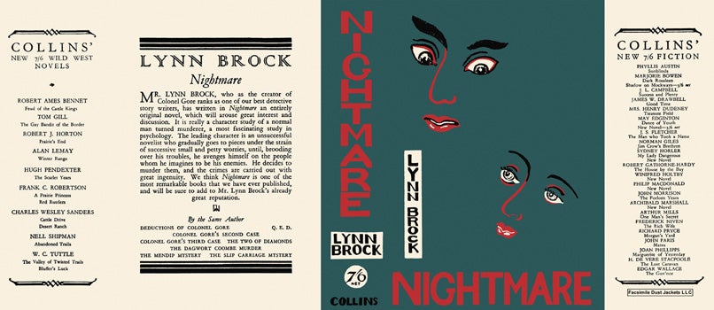 Item #23438 Nightmare. Lynn Brock.
