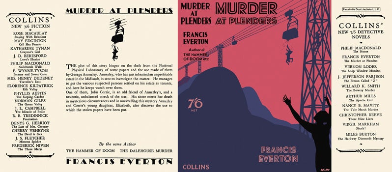 Item #23449 Murder at Plenders. Francis Everton
