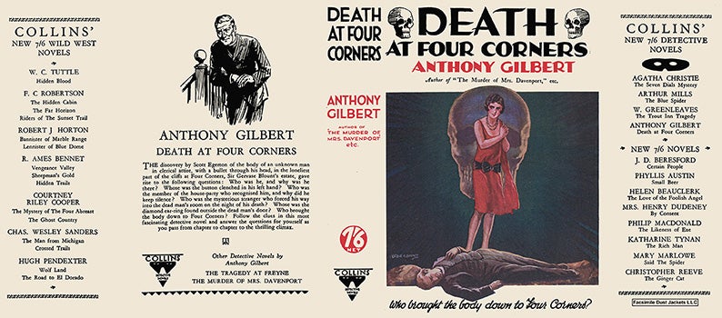 Item #23468 Death at Four Corners. Anthony Gilbert.