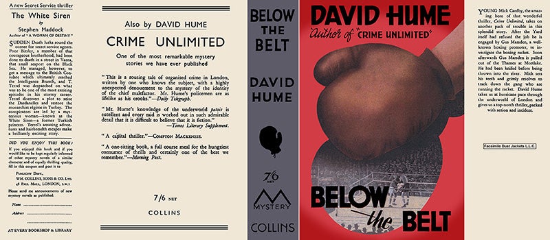 Item #23485 Below the Belt. David Hume.