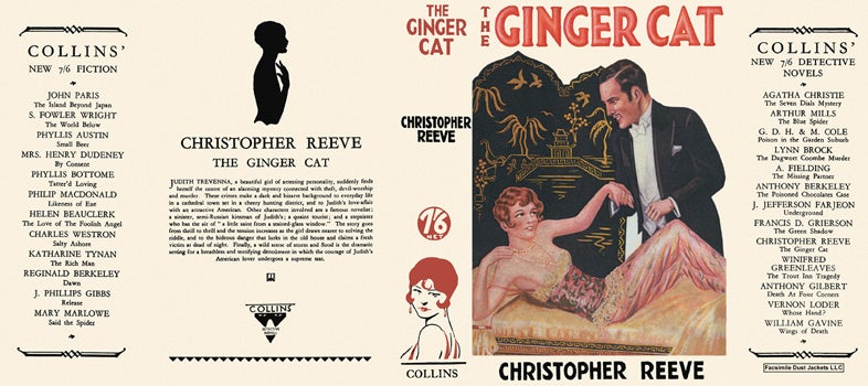 Item #23504 Ginger Cat, The. Christopher Reeve.