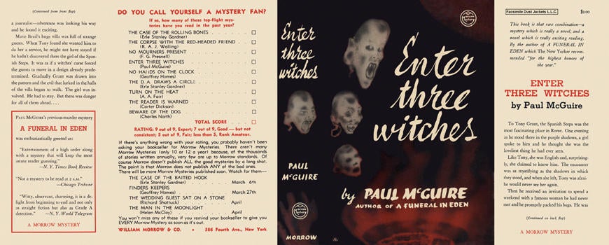 Item #2352 Enter Three Witches. Paul McGuire.