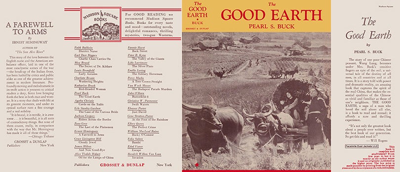 Item #23542 Good Earth, The. Pearl S. Buck