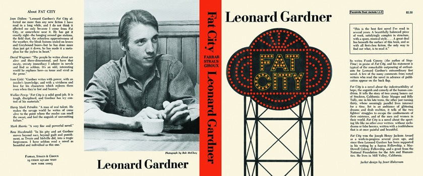 Item #23554 Fat City. Leonard Gardner.