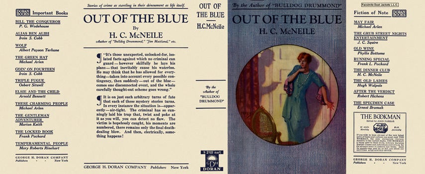 Item #2360 Out of the Blue. H. C. McNeile