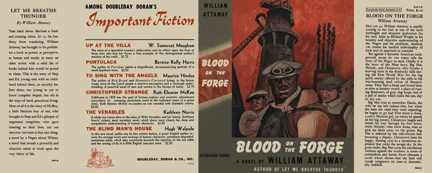 Item #23604 Blood on the Forge. William Attaway