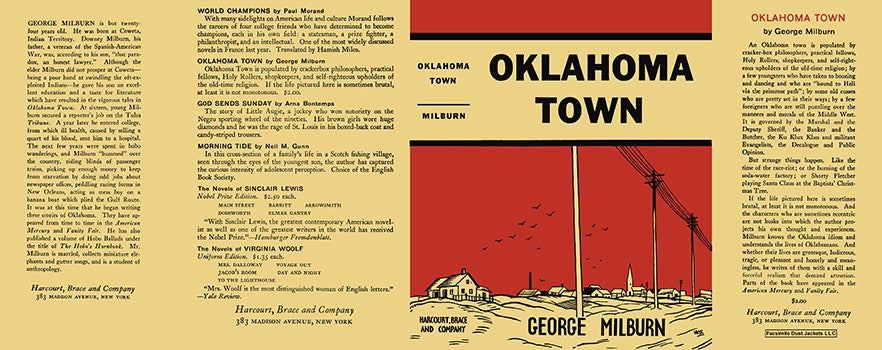 Item #23680 Oklahoma Town. George Milburn.
