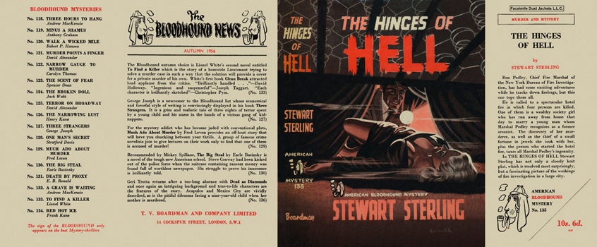 Item #23694 Hinges of Hell, The. Stewart Sterling