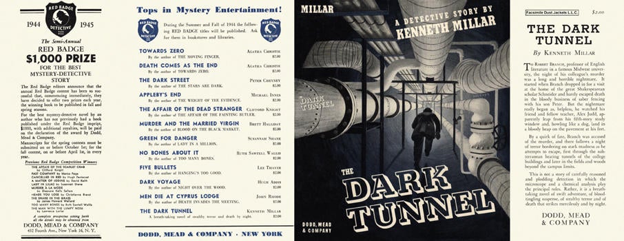 Item #2372 Dark Tunnel, The. Kenneth Millar