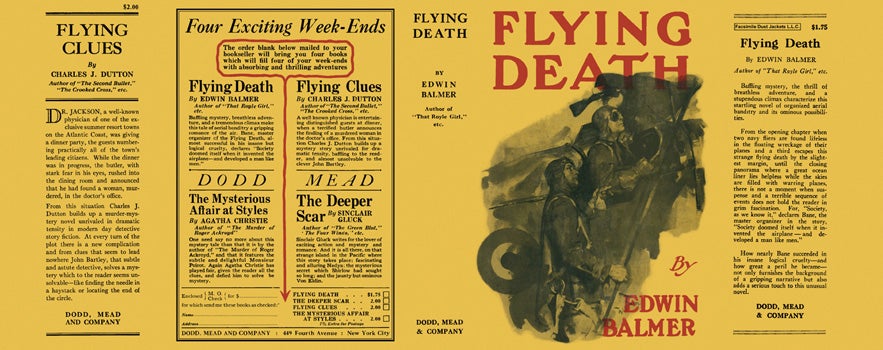 Item #23726 Flying Death. Edwin Balmer