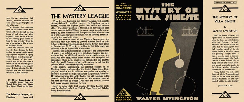 Item #2376 Mystery of Villa Sineste, The. Walter Livingston