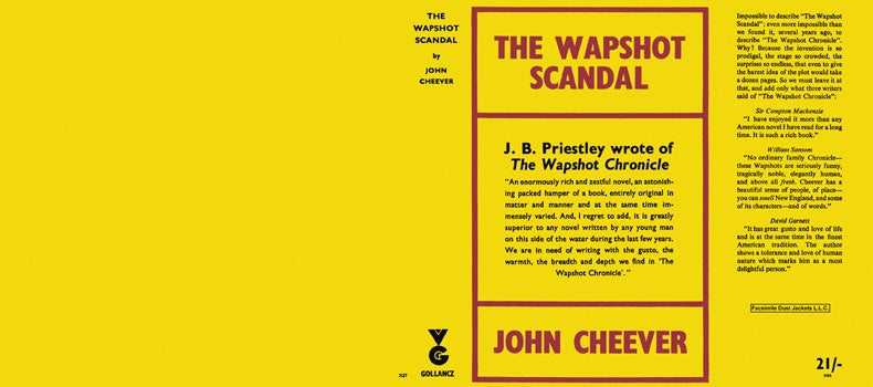 Item #23784 Wapshot Scandal, The. John Cheever