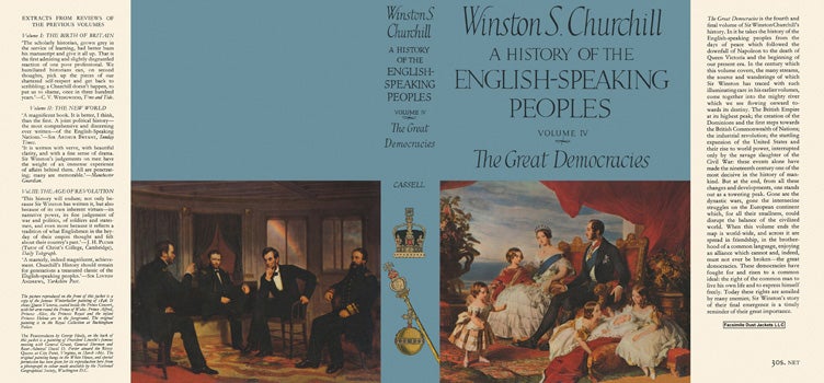 Item #23788 History of the English-Speaking Peoples, Volume IV, The Great Democracies, A. Winston S. Churchill.
